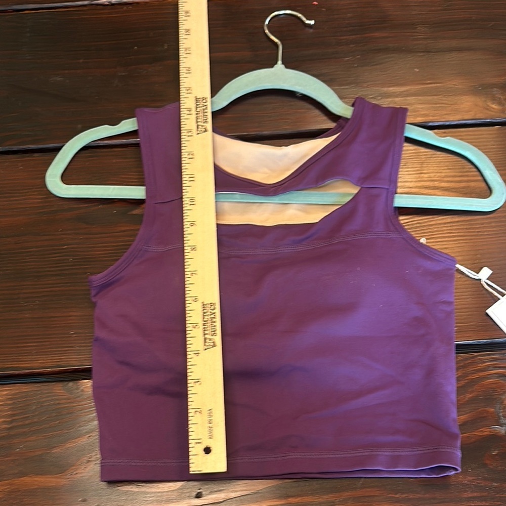 BuffBunny Purple Crop Top - Picture 7 of 8